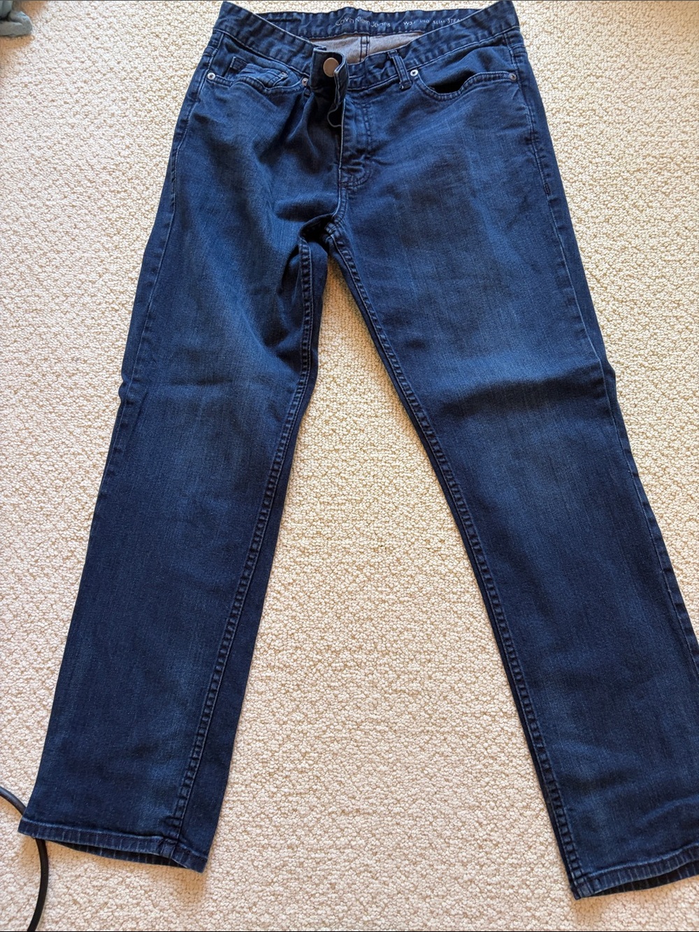 Calvin Klein Jeans Men's Straight Dark Indigo Denim